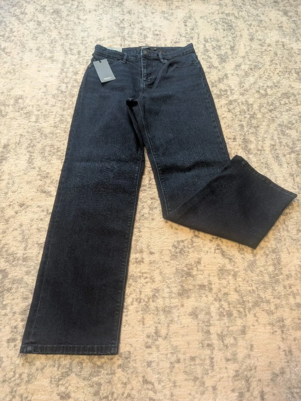 NWT Hudson Jeans Sz 8 29 Obscurity Blue Straight Leg Stretch Dark Wash H0325-01 - Picture 2 of 9